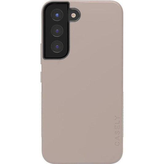 Taupe on Nude Samsung Case get.casely Bold Galaxy S22