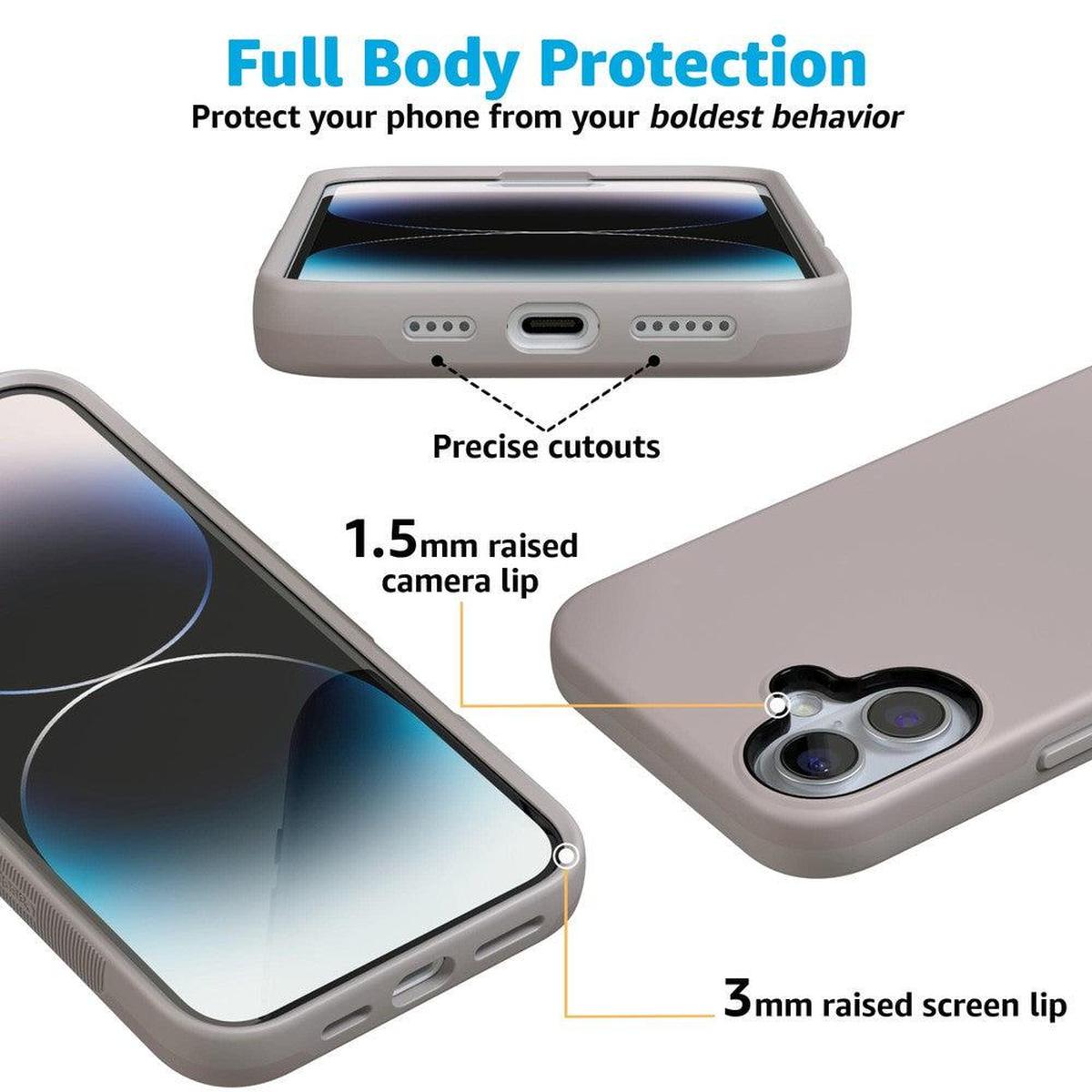 Taupe on Nude | Ultra-Protective Bold Case iPhone Case get.casely