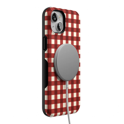 Checked Twice | Red Plaid Case