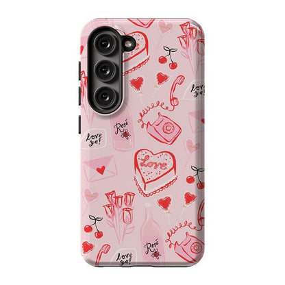 The Valentine's Collection | Love Doodles Case Phone Case Casetry Essential Galaxy S22 Ultra