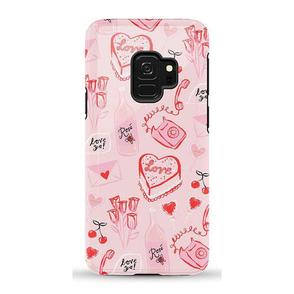 The Valentine's Collection | Love Doodles Case Phone Case Casetry Essential Galaxy S9