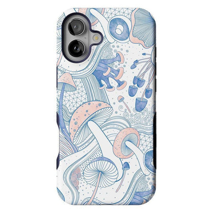 The Fun Guy | Enchanted Forest Mushroom Floral Case iPhone Case get.casely Bold + MagSafe® iPhone 16
