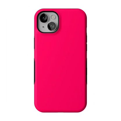 Think Pink | Solid Neon Pink Case iPhone Case get.casely Bold Flex + MagSafe® iPhone 14 Plus