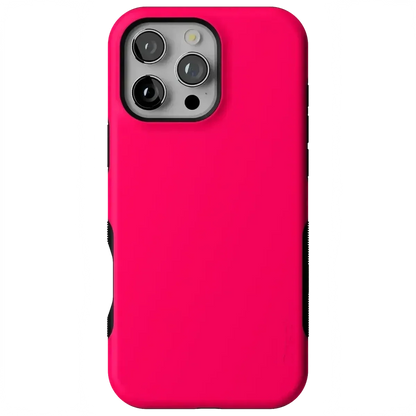 Think Pink | Solid Neon Pink Case iPhone Case get.casely Bold Flex + MagSafe® iPhone 16 Pro Max