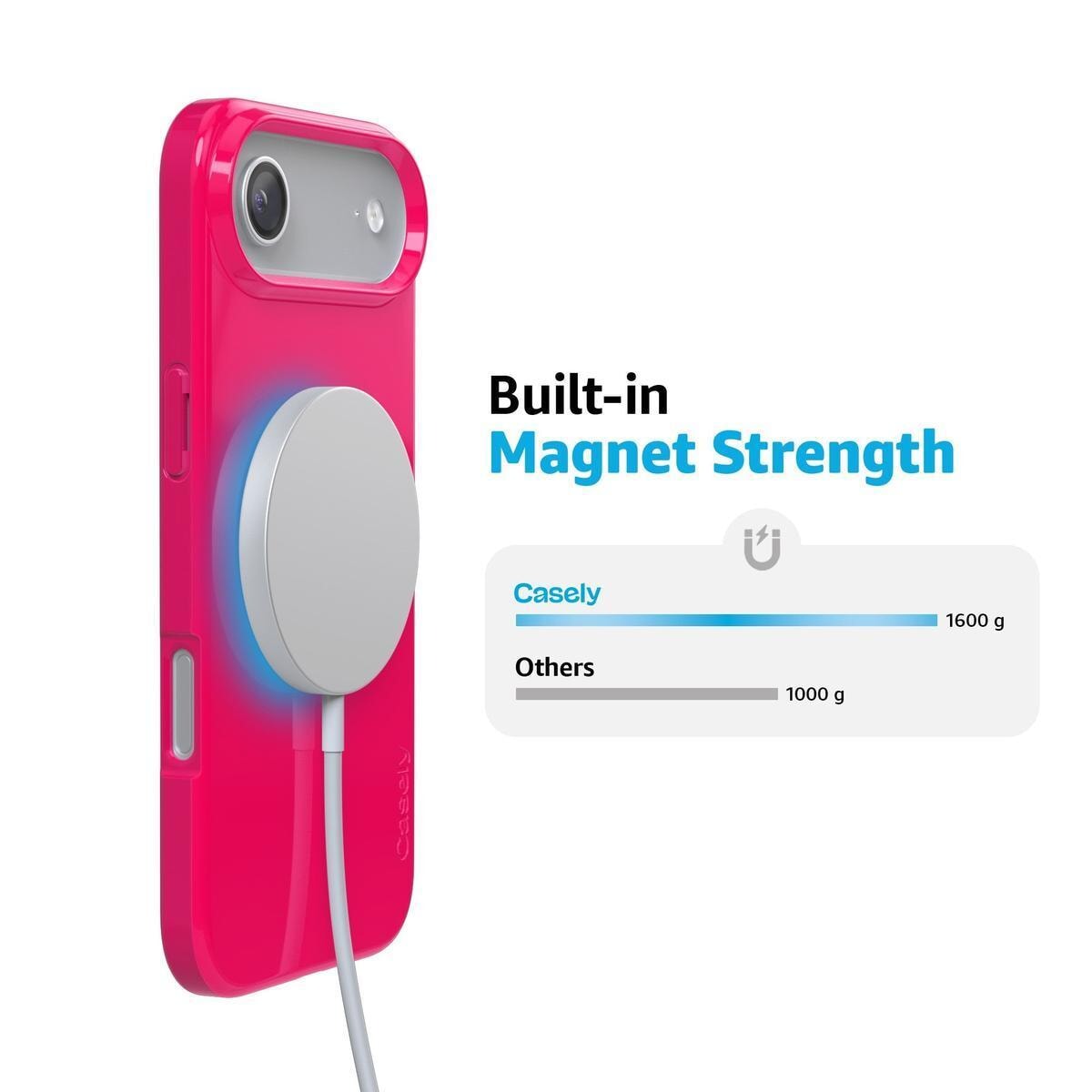 Think Pink | Solid Neon Pink Case iPhone Case get.casely