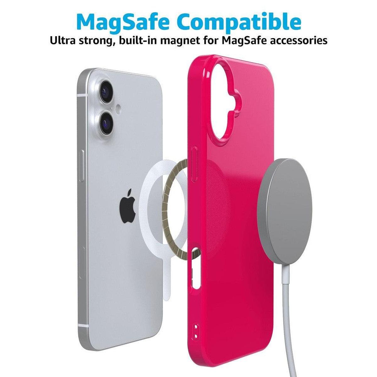 Think Pink | Solid Neon Pink Case iPhone Case get.casely