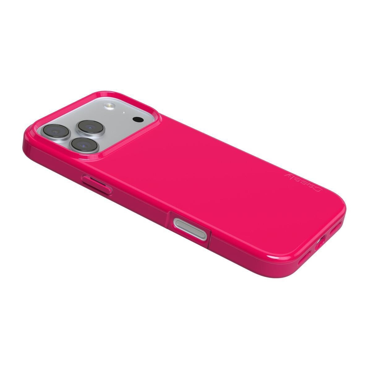 Think Pink | Solid Neon Pink Case iPhone Case get.casely