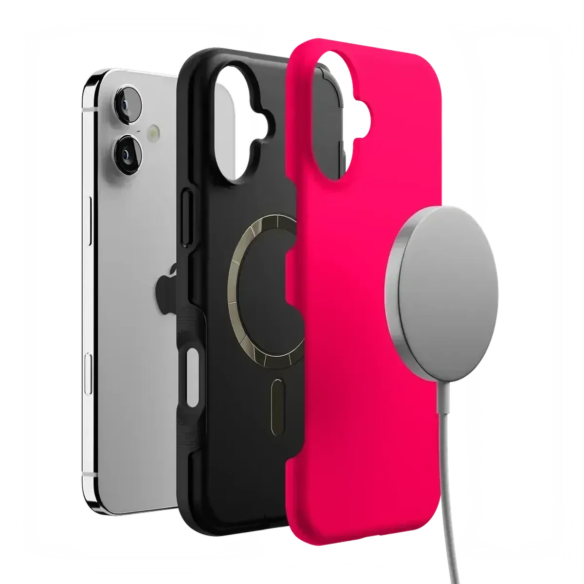 Think Pink | Solid Neon Pink Case iPhone Case get.casely