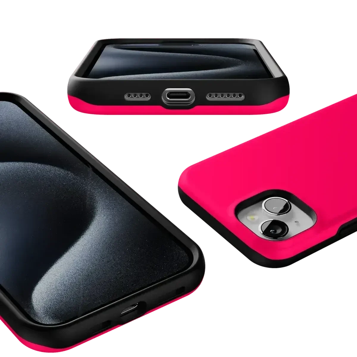 Think Pink | Solid Neon Pink Case iPhone Case get.casely