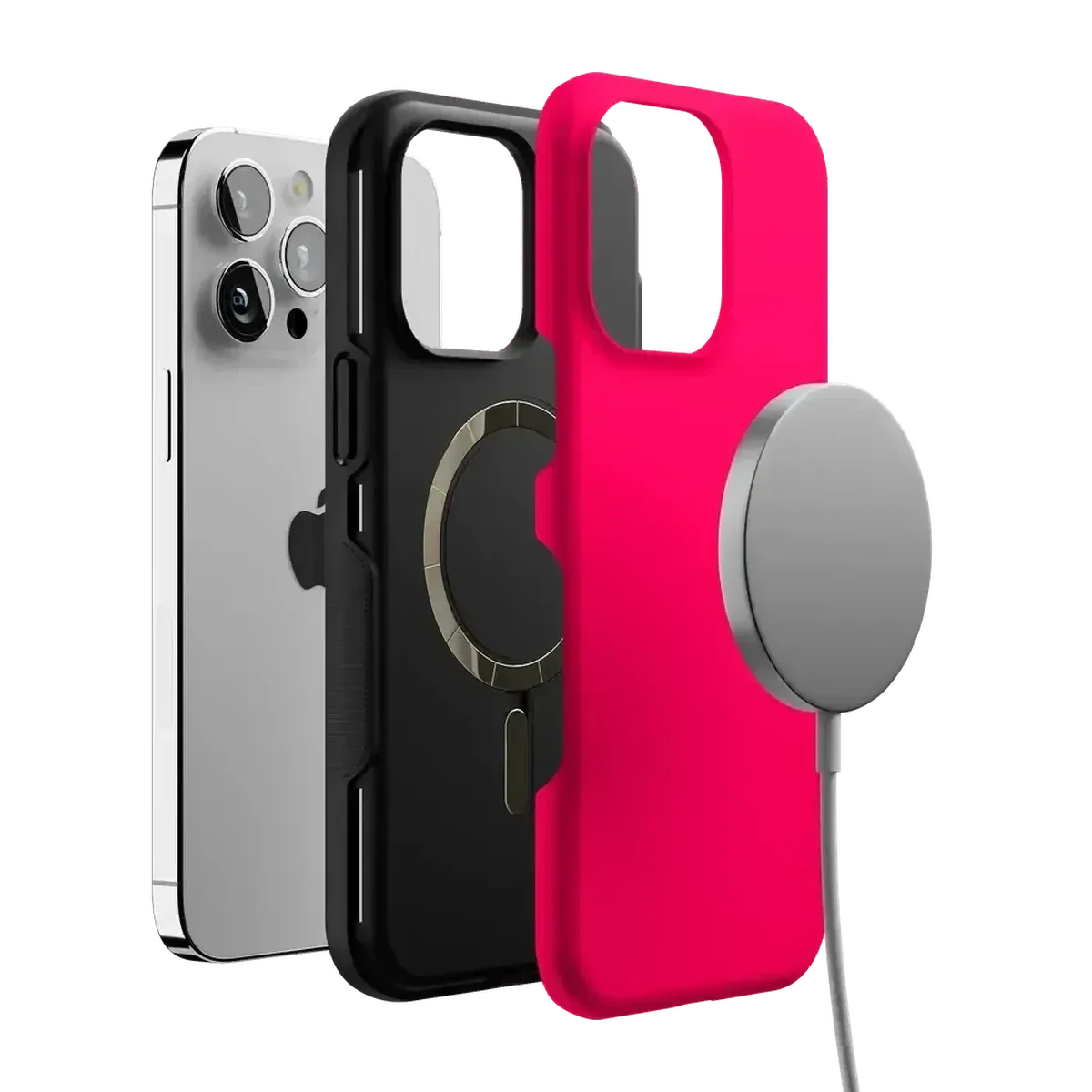 Think Pink | Solid Neon Pink Case iPhone Case get.casely