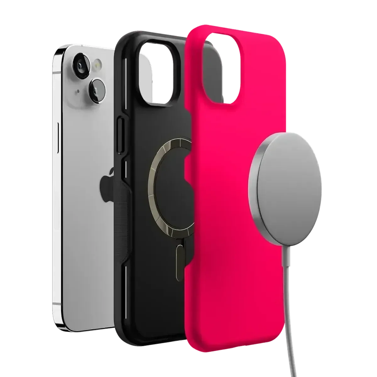 Think Pink | Solid Neon Pink Case iPhone Case get.casely