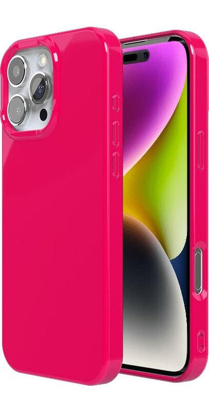 Think Pink | Solid Neon Pink Case iPhone Case get.casely