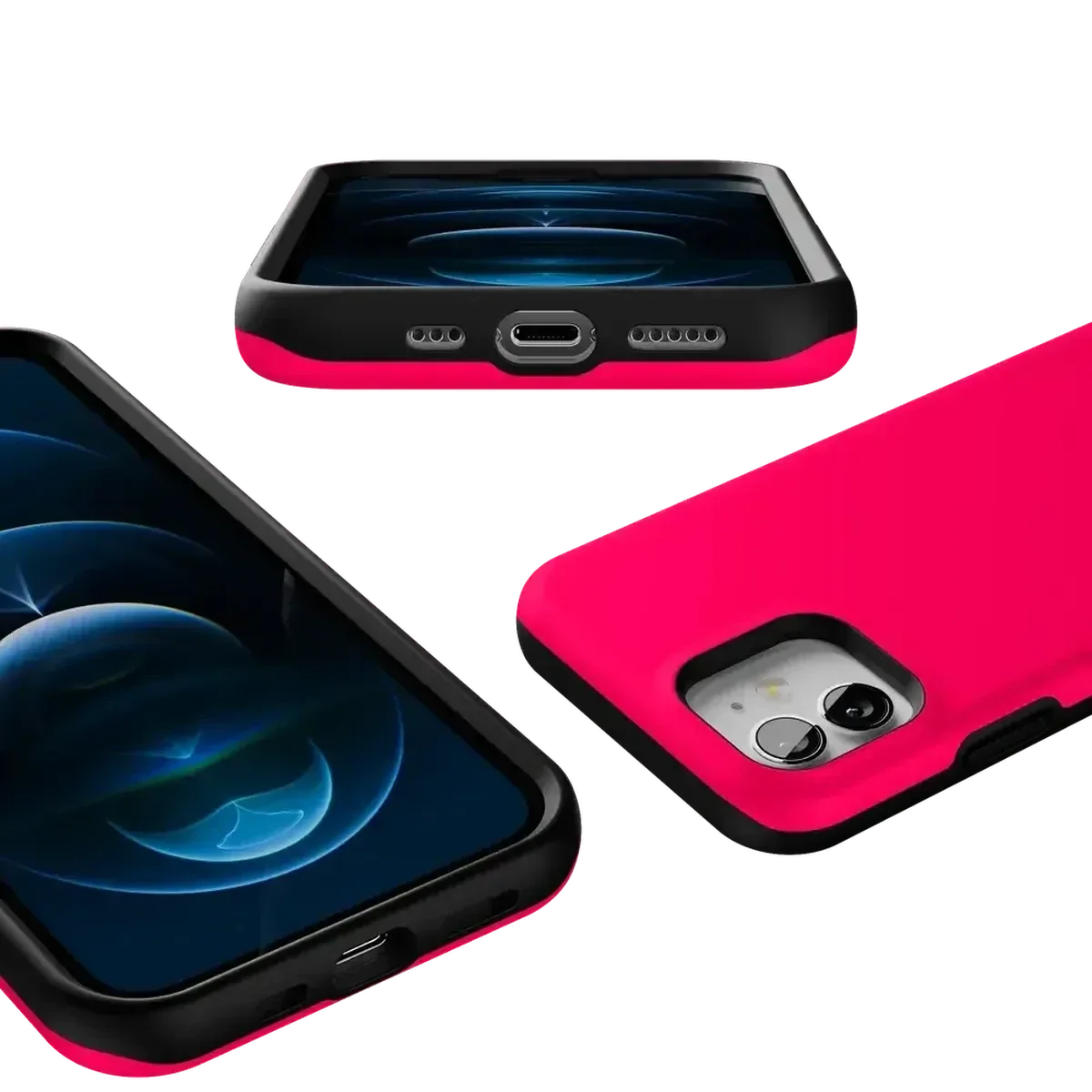 Think Pink | Solid Neon Pink Case iPhone Case get.casely