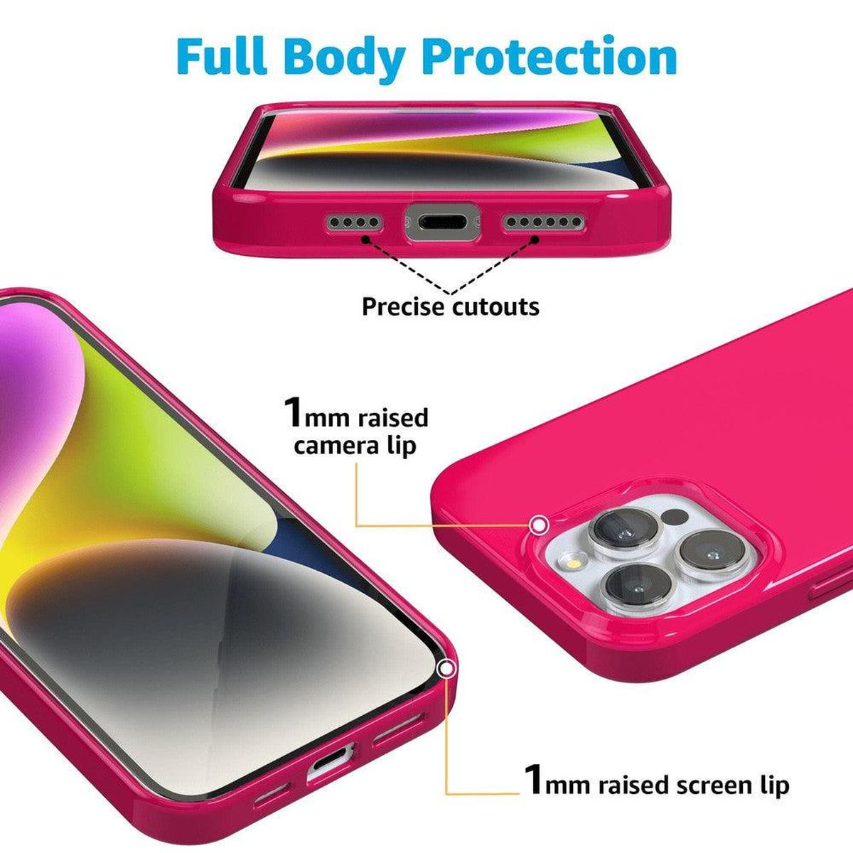 Think Pink | Solid Neon Pink Case iPhone Case get.casely