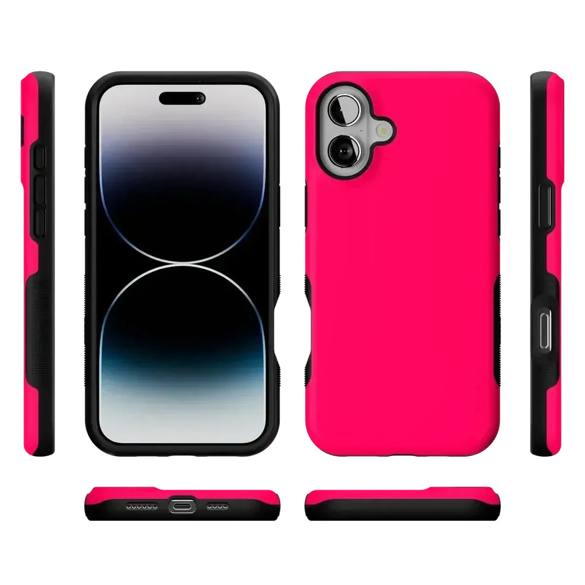 Think Pink | Solid Neon Pink Case iPhone Case get.casely