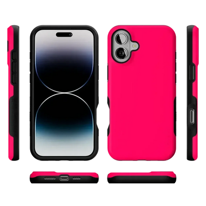 Think Pink | Solid Neon Pink Case iPhone Case get.casely