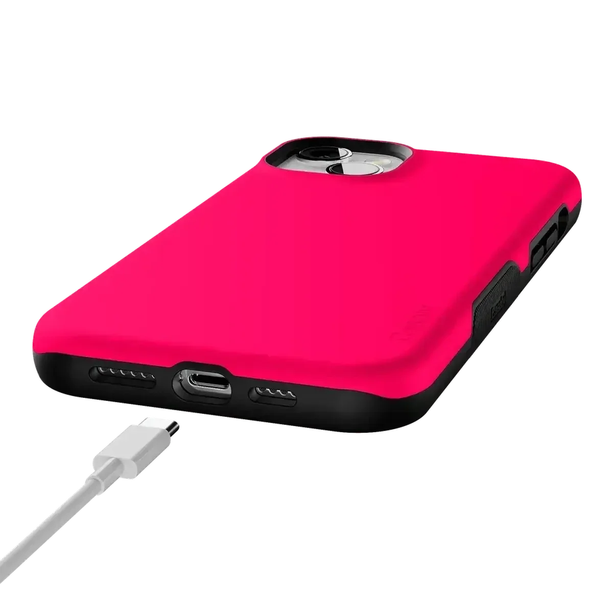 Think Pink | Solid Neon Pink Case iPhone Case get.casely