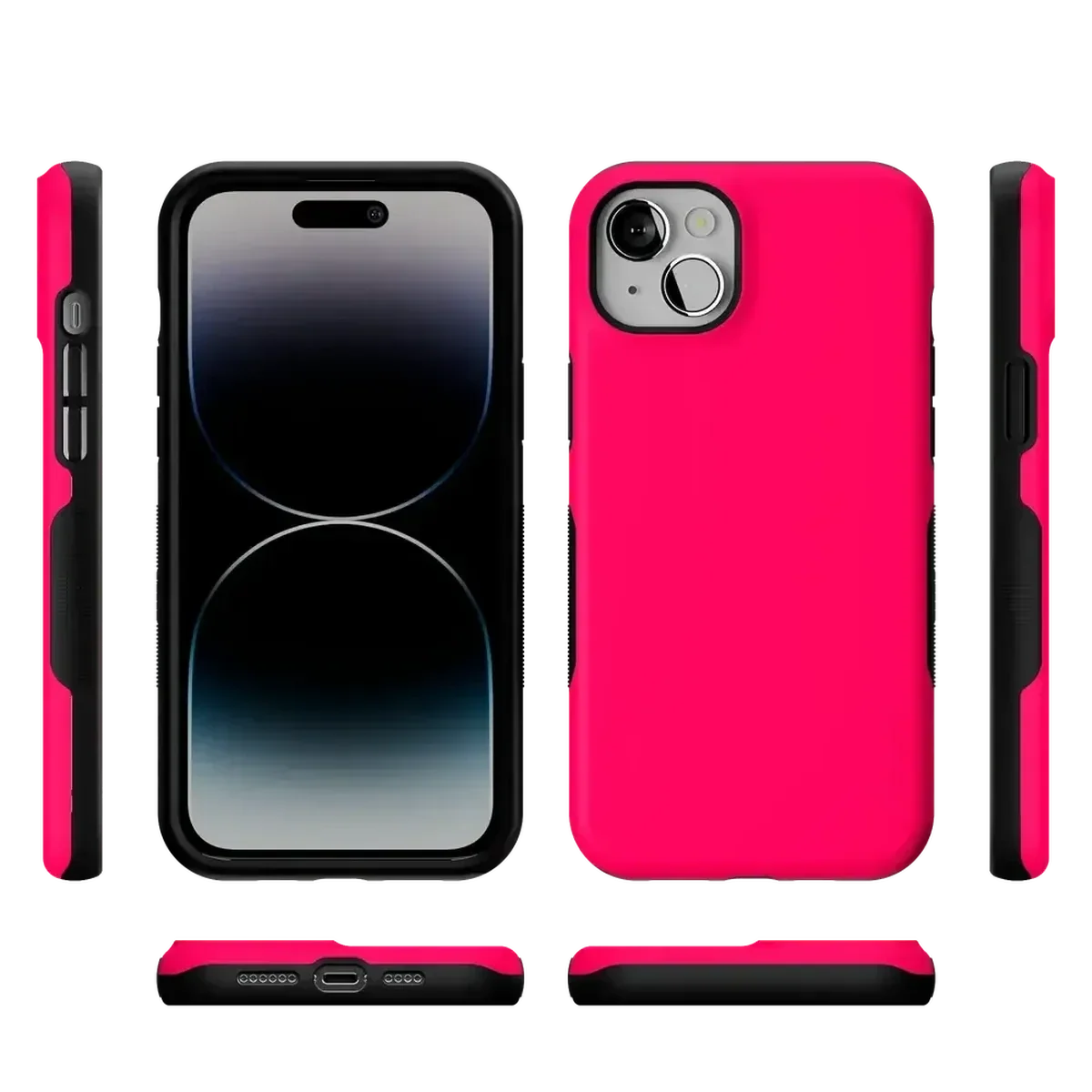 Think Pink | Solid Neon Pink Case iPhone Case get.casely
