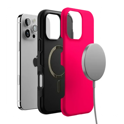 Think Pink | Solid Neon Pink Case iPhone Case get.casely