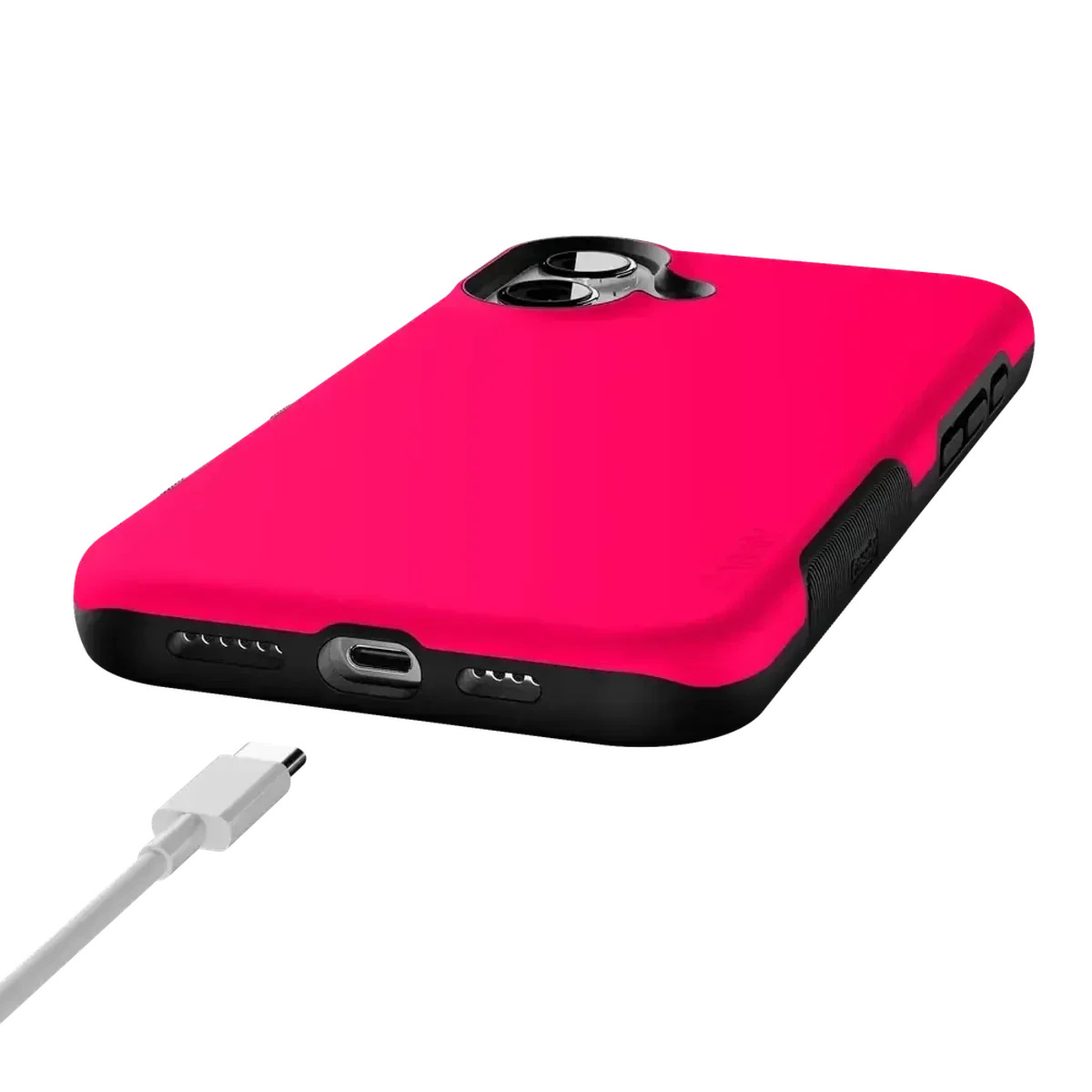 Think Pink | Solid Neon Pink Case iPhone Case get.casely