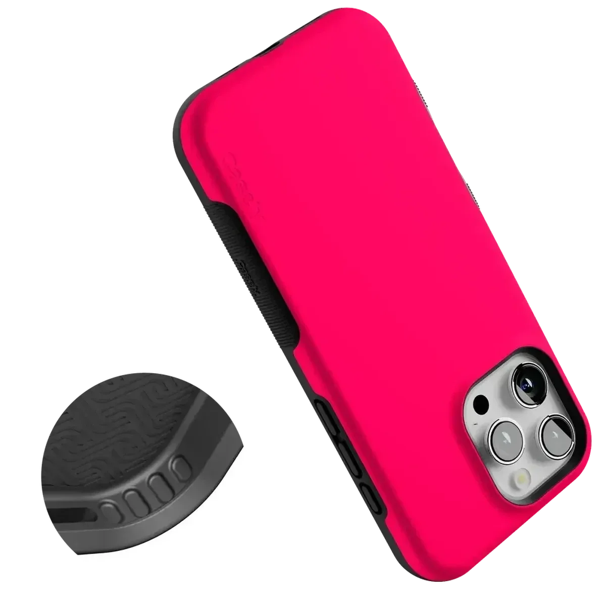 Think Pink | Solid Neon Pink Case iPhone Case get.casely