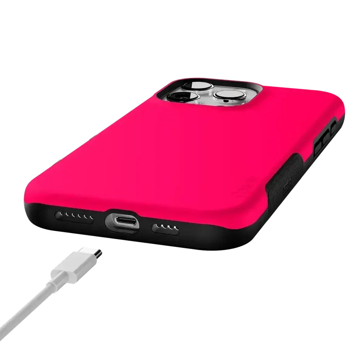 Think Pink | Solid Neon Pink Case iPhone Case get.casely