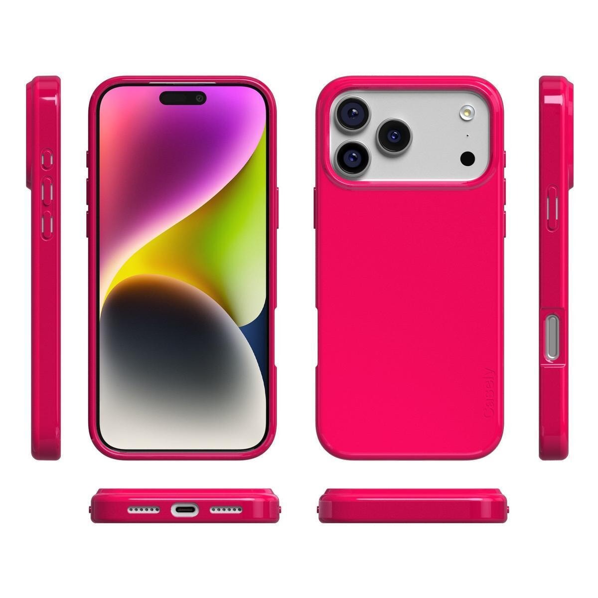 Think Pink | Solid Neon Pink Case iPhone Case get.casely