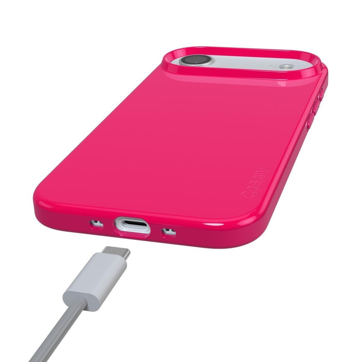 Think Pink | Solid Neon Pink Case iPhone Case get.casely