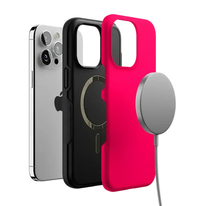 Think Pink | Solid Neon Pink Case iPhone Case get.casely