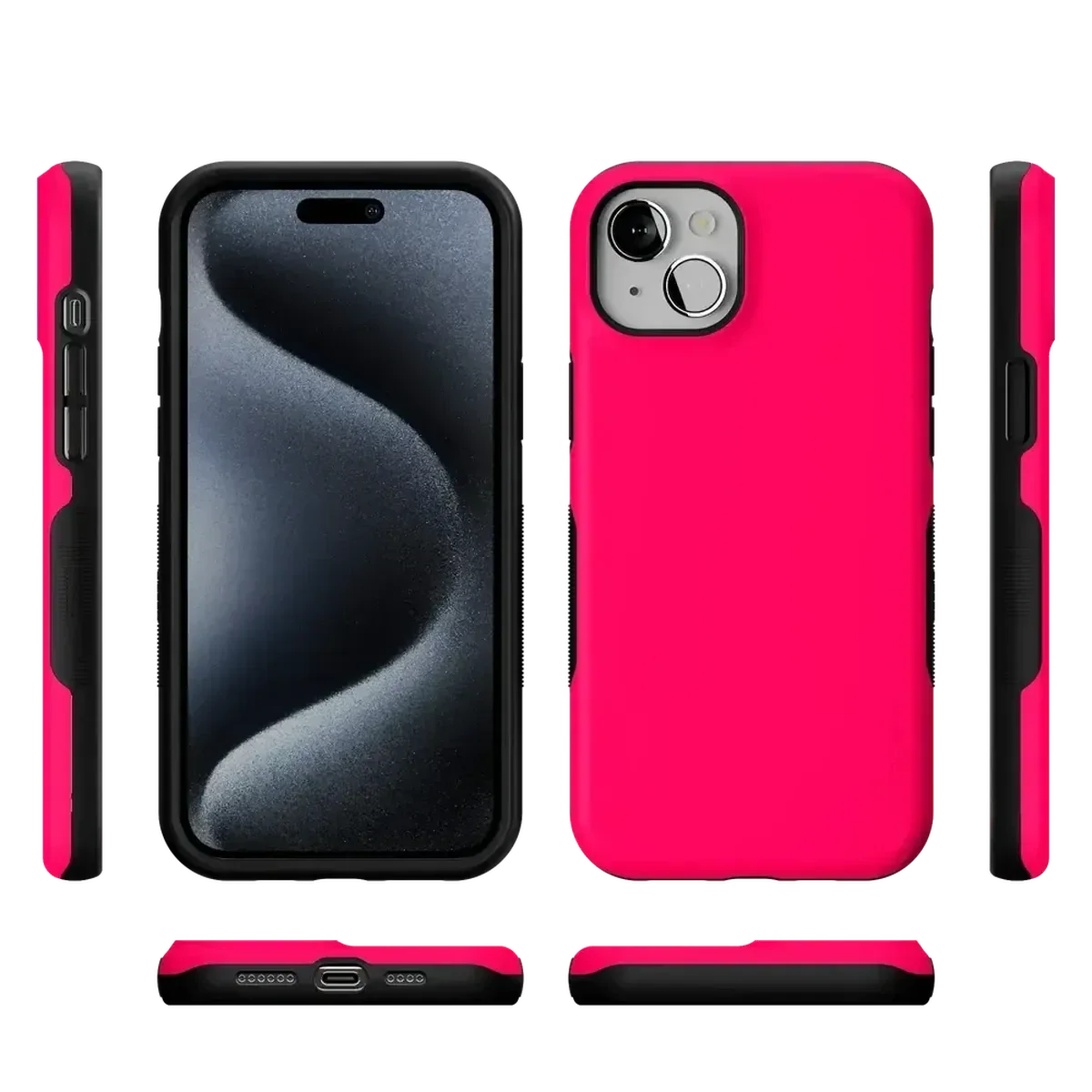 Think Pink | Solid Neon Pink Case iPhone Case get.casely
