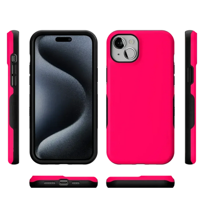 Think Pink | Solid Neon Pink Case iPhone Case get.casely