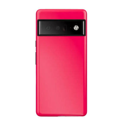 Think Pink | Solid Neon Pink Google Pixel Case Google Pixel Case Casetry Essential Google Pixel 6 Pro