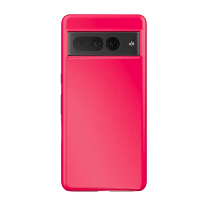 Think Pink | Solid Neon Pink Google Pixel Case Google Pixel Case Casetry Essential Google Pixel 7 Pro