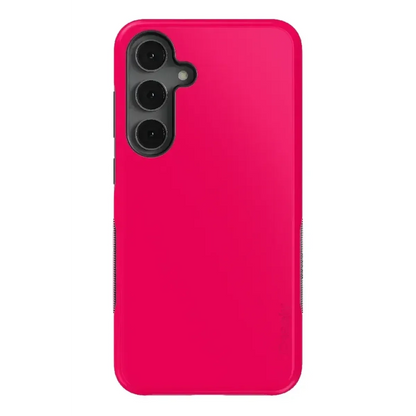 Think Pink | Solid Neon Pink Samsung Case Samsung Case Casetry Bold Flex + MagSafe® Galaxy S25 Plus