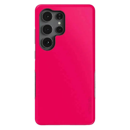 Think Pink | Solid Neon Pink Samsung Case Samsung Case Casetry Bold Flex + MagSafe® Galaxy S25 Ultra
