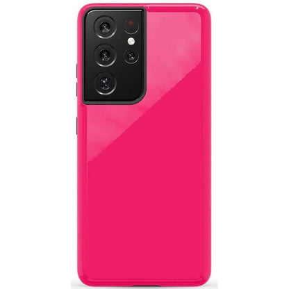 Think Pink | Solid Neon Pink Samsung Case