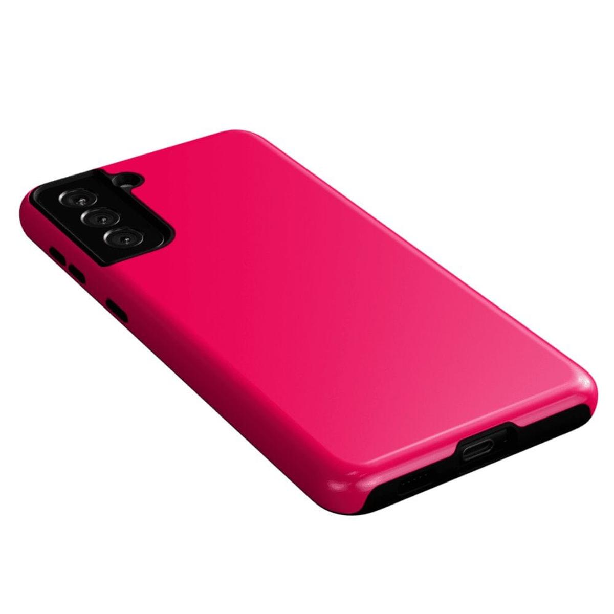 Think Pink | Solid Neon Pink Samsung Case Samsung Case Casetry