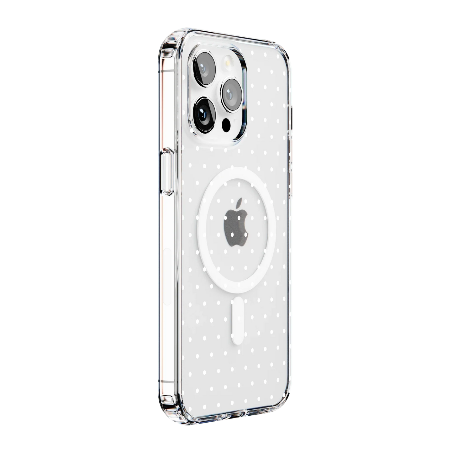 On the Dot | White Polka Dot Case
