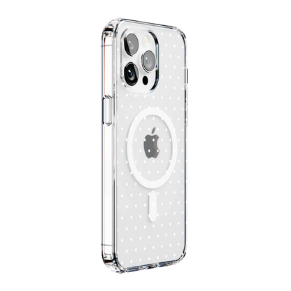 On the Dot | White Polka Dot Case