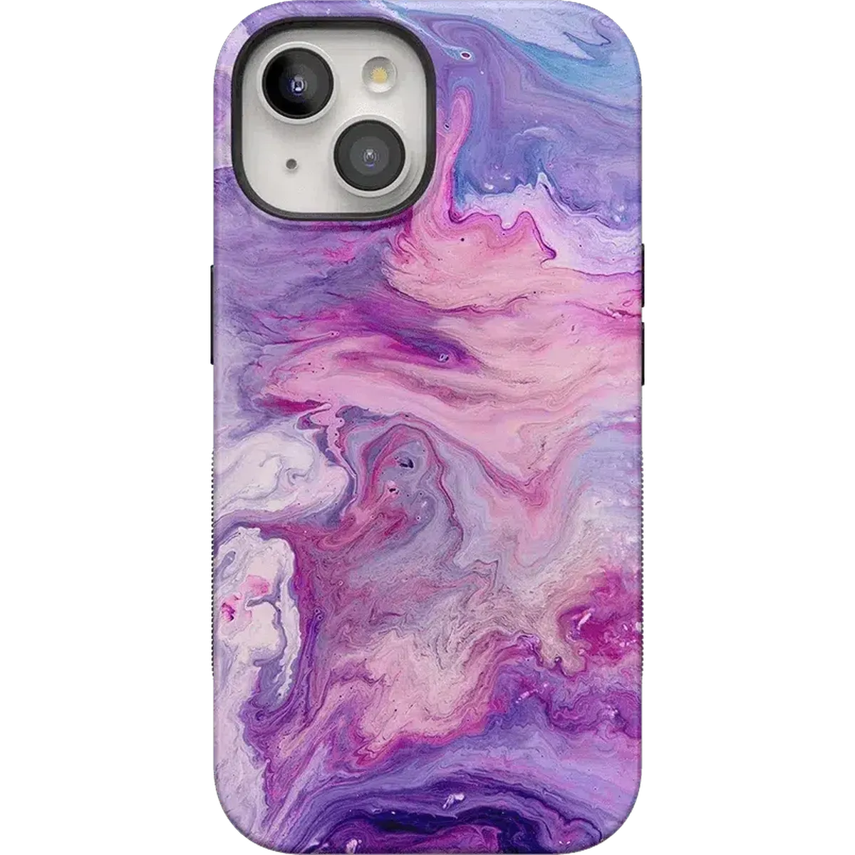 Tie Dying Over You | Purple Marble iPhone Case iPhone Case get.casely Bold + MagSafe® iPhone 15 Plus