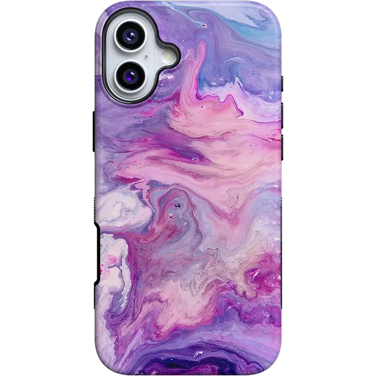 Tie Dying Over You | Purple Marble iPhone Case iPhone Case get.casely Bold + MagSafe® iPhone 16 Plus