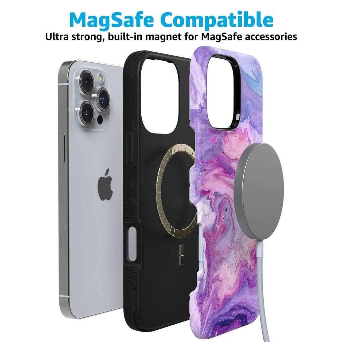 Tie Dying Over You | Purple Marble iPhone Case iPhone Case get.casely
