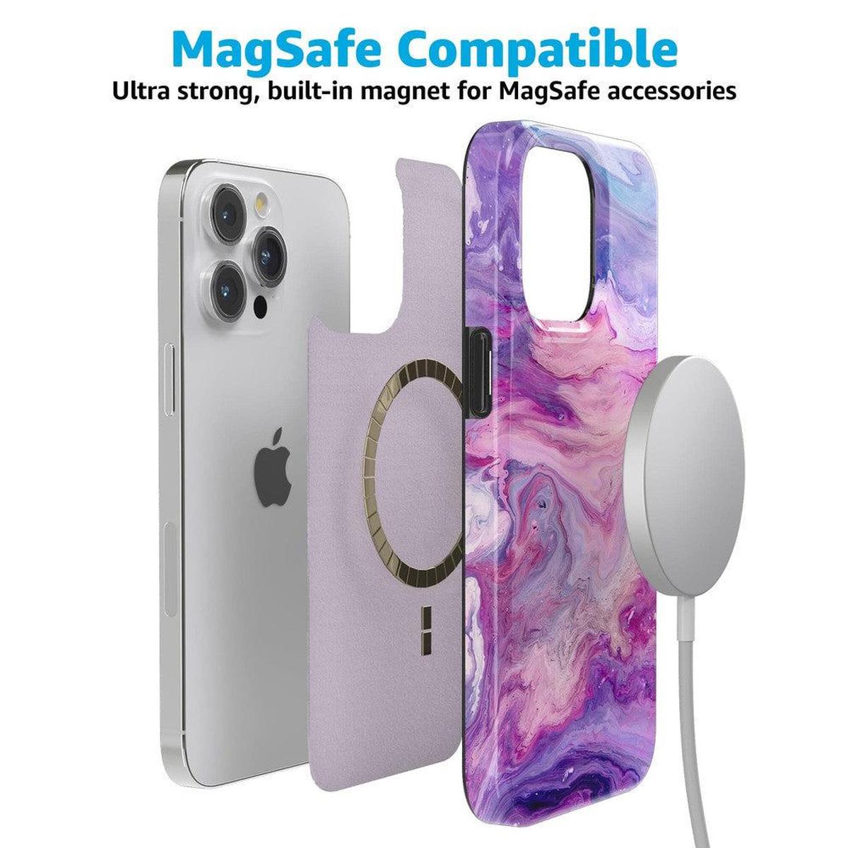 Tie Dying Over You | Purple Marble iPhone Case iPhone Case get.casely