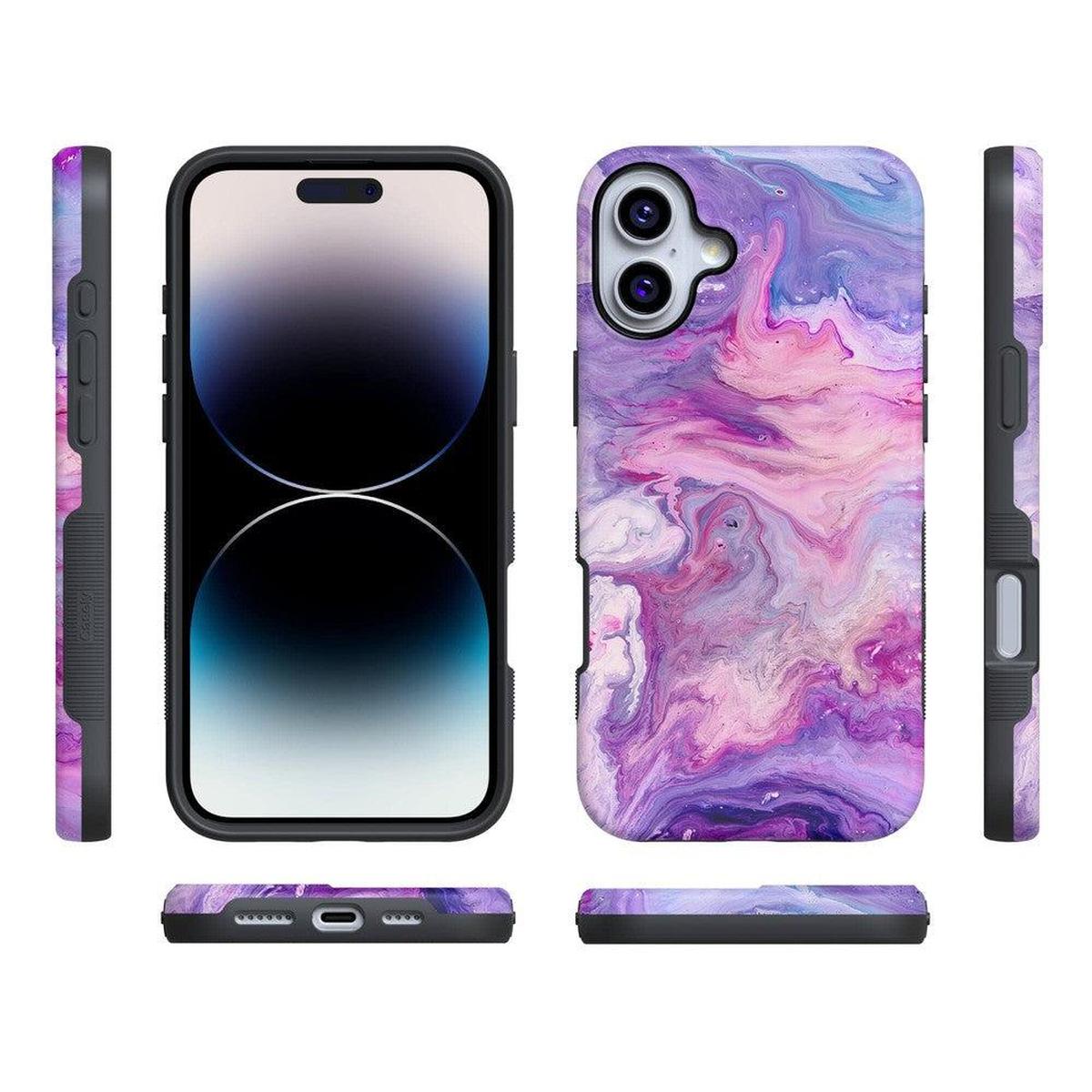 Tie Dying Over You | Purple Marble iPhone Case iPhone Case get.casely