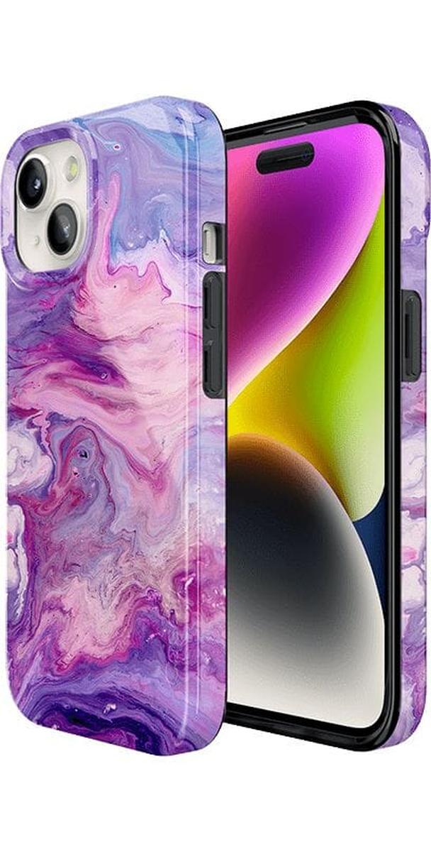 Tie Dying Over You | Purple Marble iPhone Case iPhone Case get.casely