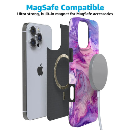 Tie Dying Over You | Purple Marble iPhone Case iPhone Case get.casely