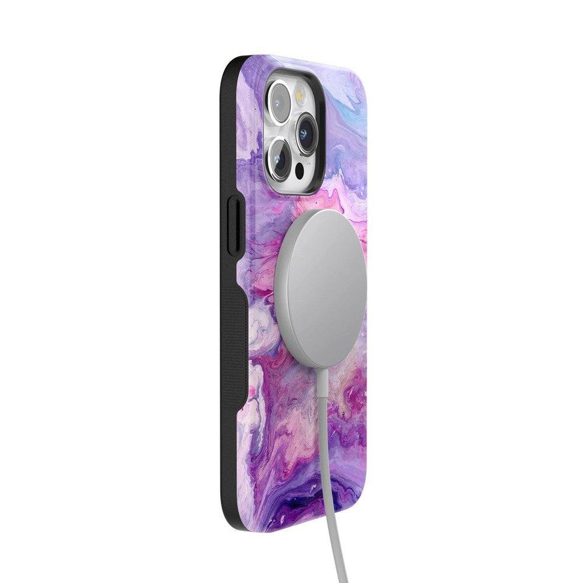 Tie Dying Over You | Purple Marble iPhone Case iPhone Case get.casely