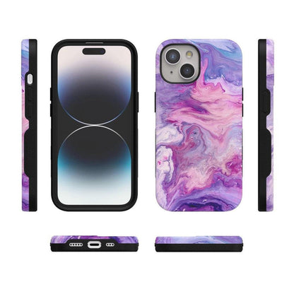 Tie Dying Over You | Purple Marble iPhone Case iPhone Case get.casely