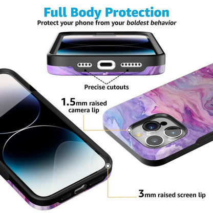 Tie Dying Over You | Purple Marble iPhone Case iPhone Case get.casely
