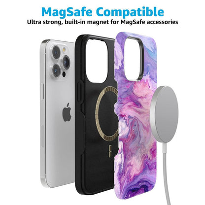 Tie Dying Over You | Purple Marble iPhone Case iPhone Case get.casely